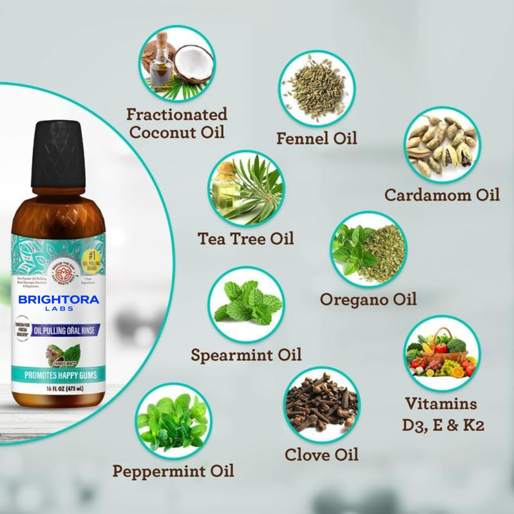 Cocomint Pulling Oil with 7 Essential Oils & Vitamins D, E & K2